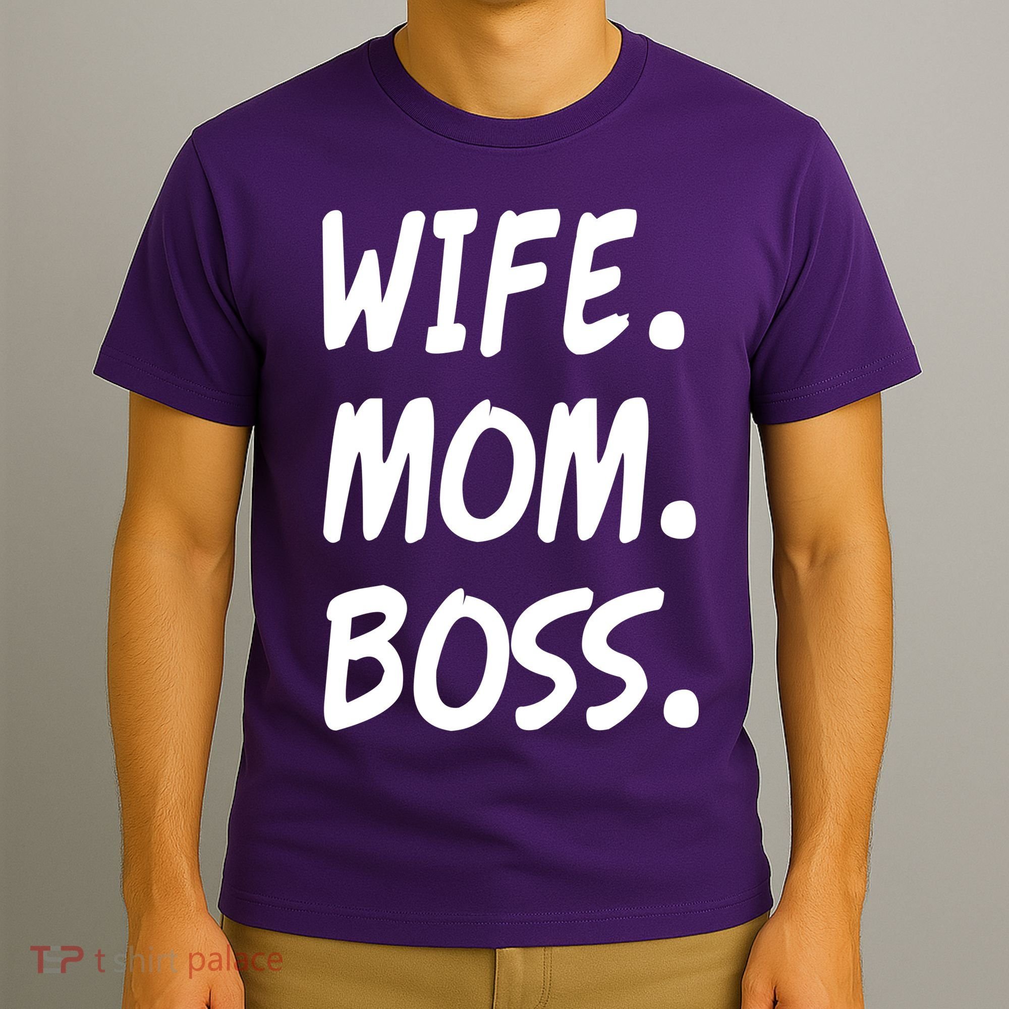 Wife Mom Boss Mommy is the Boss T-Shirt
