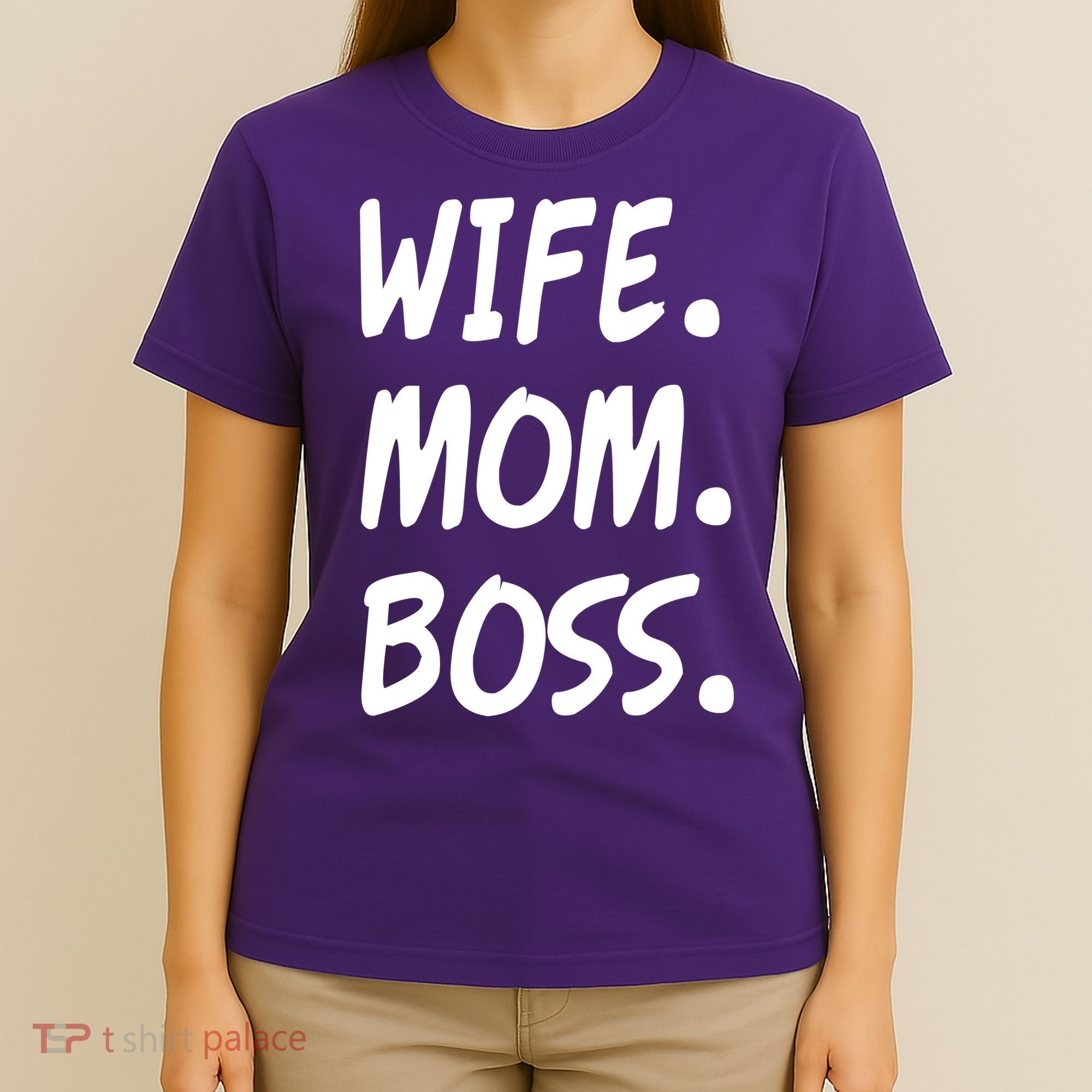 Wife Mom Boss Mommy is the Boss T-Shirt