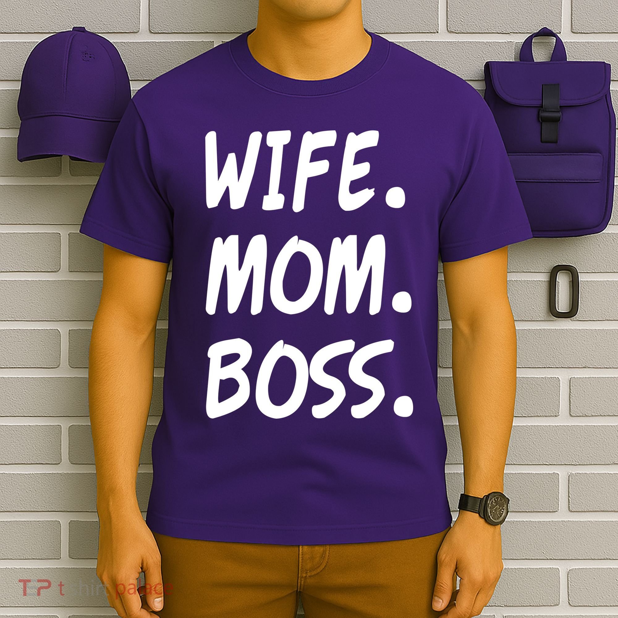 Wife Mom Boss Mommy is the Boss T-Shirt