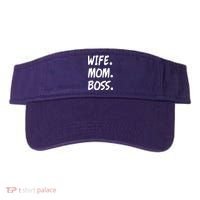 Wife Mom Boss Mommy is the Boss Visor thumb 0