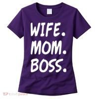 Wife Mom Boss Mommy is the Boss Women's T-Shirt thumb 0