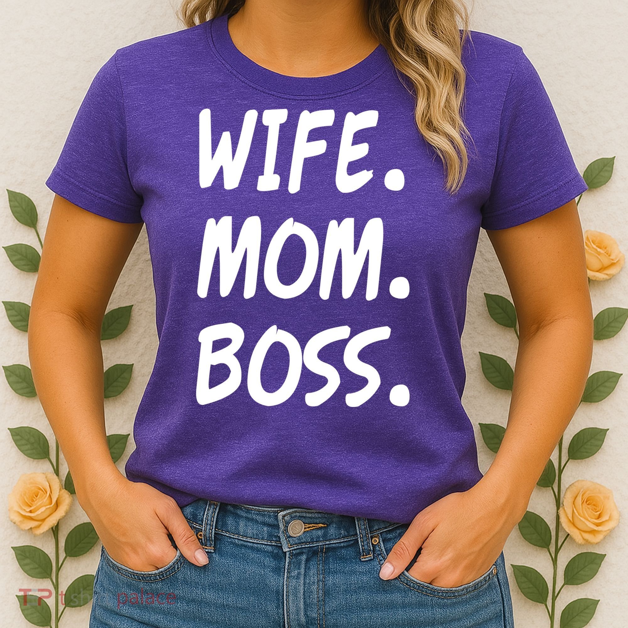 Wife Mom Boss Mommy is the Boss Women's T-Shirt