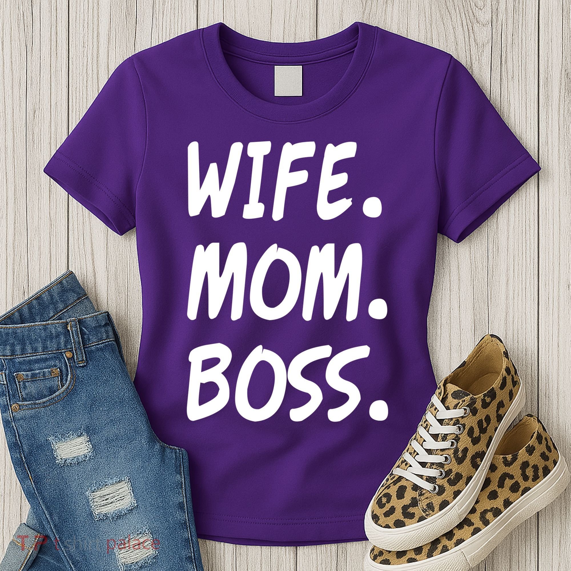Wife Mom Boss Mommy is the Boss Women's T-Shirt