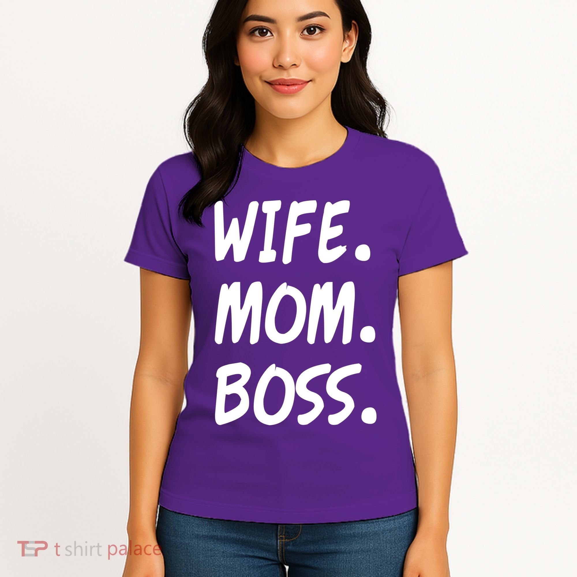 Wife Mom Boss Mommy is the Boss Women's T-Shirt