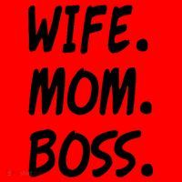 Wife Mom Boss Mommy is the Boss Santa Hat thumb 1