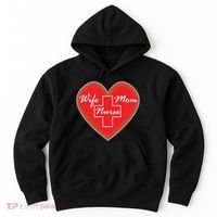 Wife Mom Nurse Hoodie thumb 0