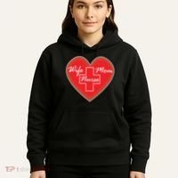 Wife Mom Nurse Hoodie thumb 5