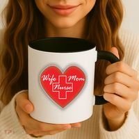 Wife Mom Nurse Coffee Mug thumb 3