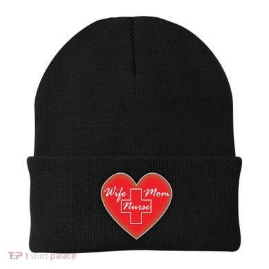 Wife Mom Nurse Beanie