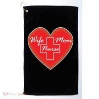 Wife Mom Nurse Golf Towel thumb 0