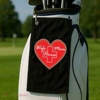 Wife Mom Nurse Golf Towel thumb 2