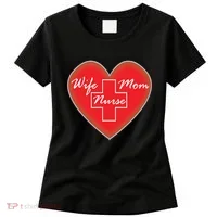Wife Mom Nurse Women's T-Shirt thumb 0