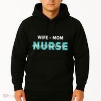 Wife Mom Nurse Pulse Hoodie thumb 2