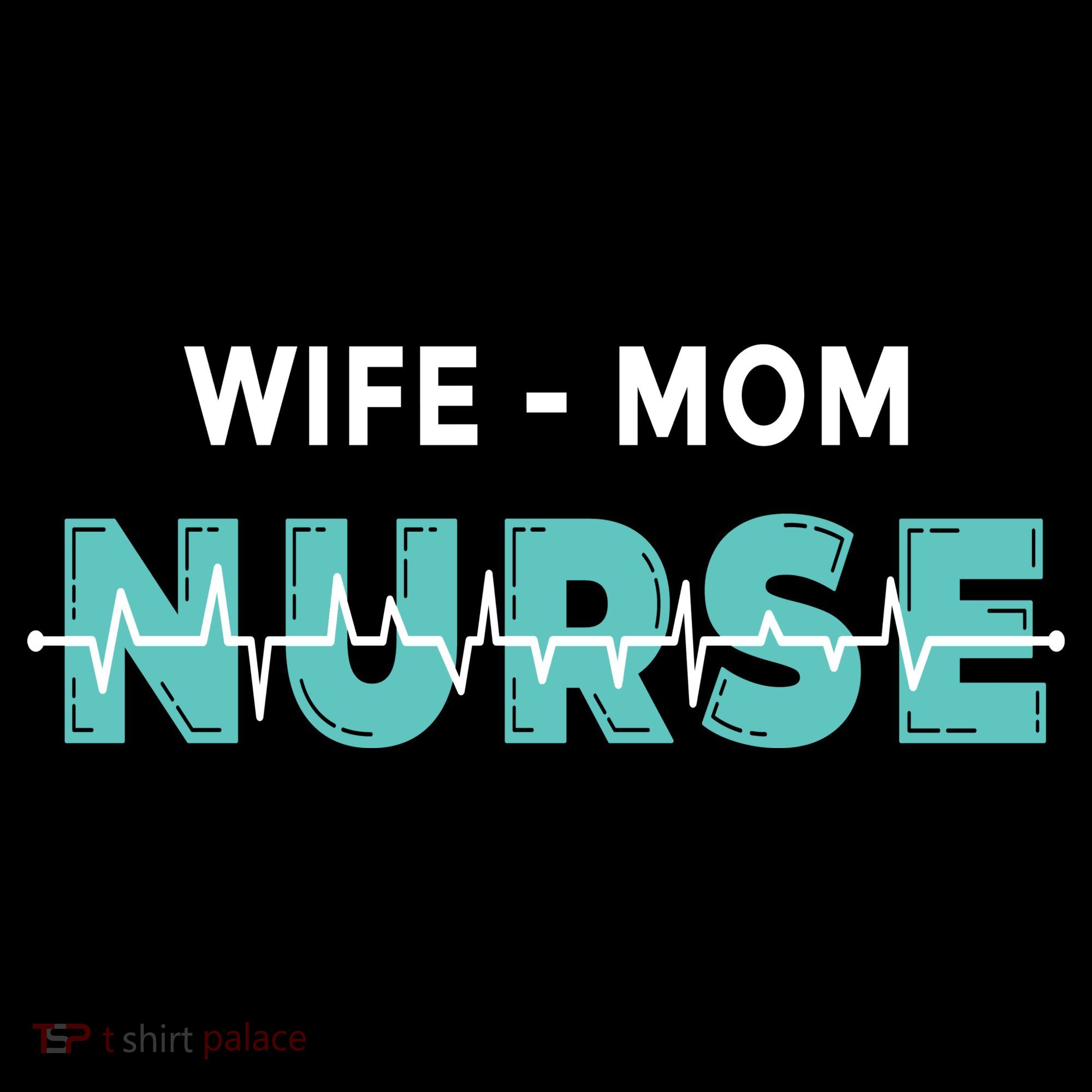Wife Mom Nurse Pulse Coaster