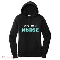 Wife Mom Nurse Pulse Women's Hoodie thumb 0