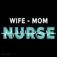Wife Mom Nurse Pulse Ornament thumb 1