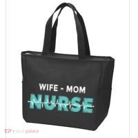 Wife Mom Nurse Pulse Tote Bag thumb 3