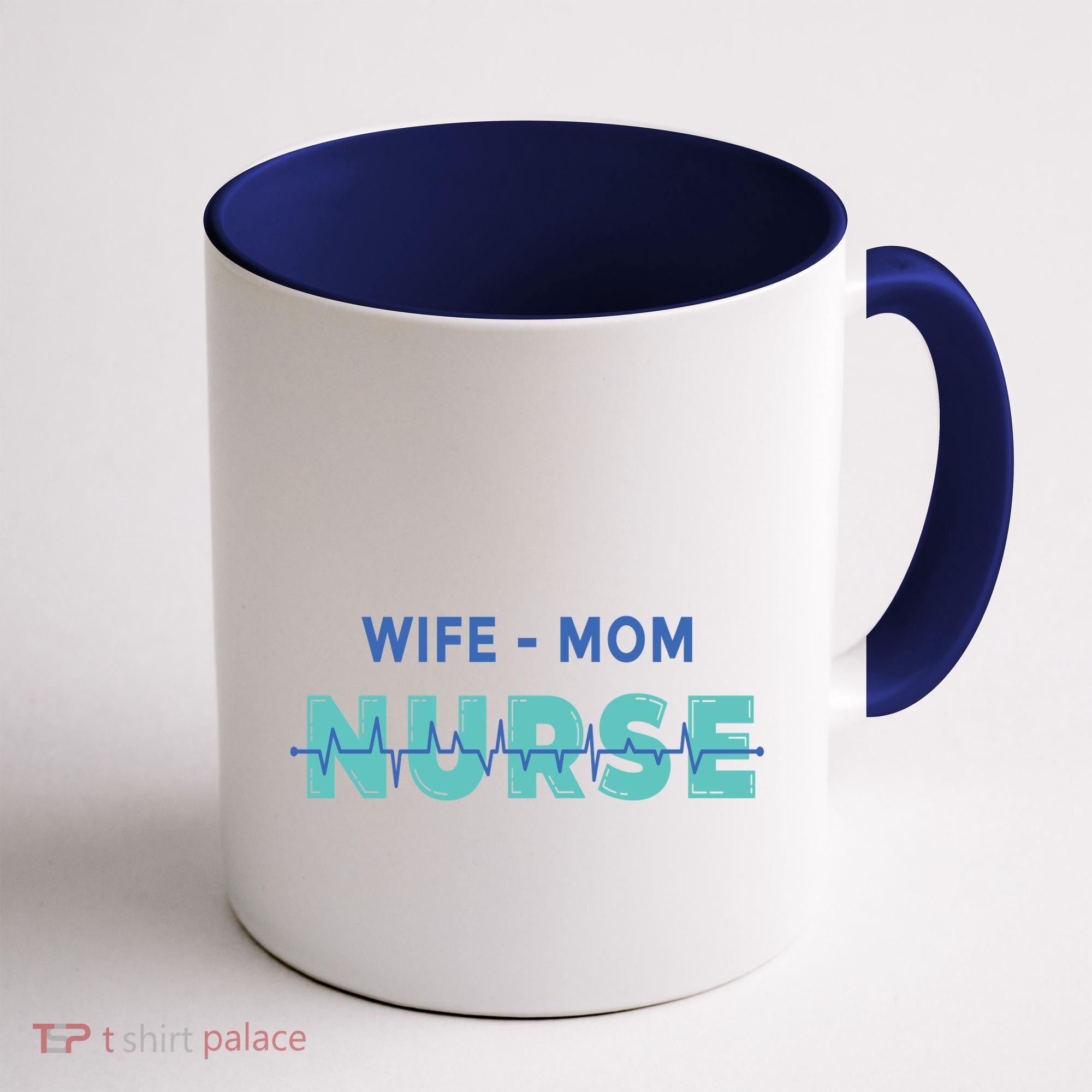 Wife Mom Nurse Pulse Coffee Mug