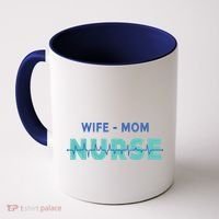 Wife Mom Nurse Pulse Coffee Mug thumb 0