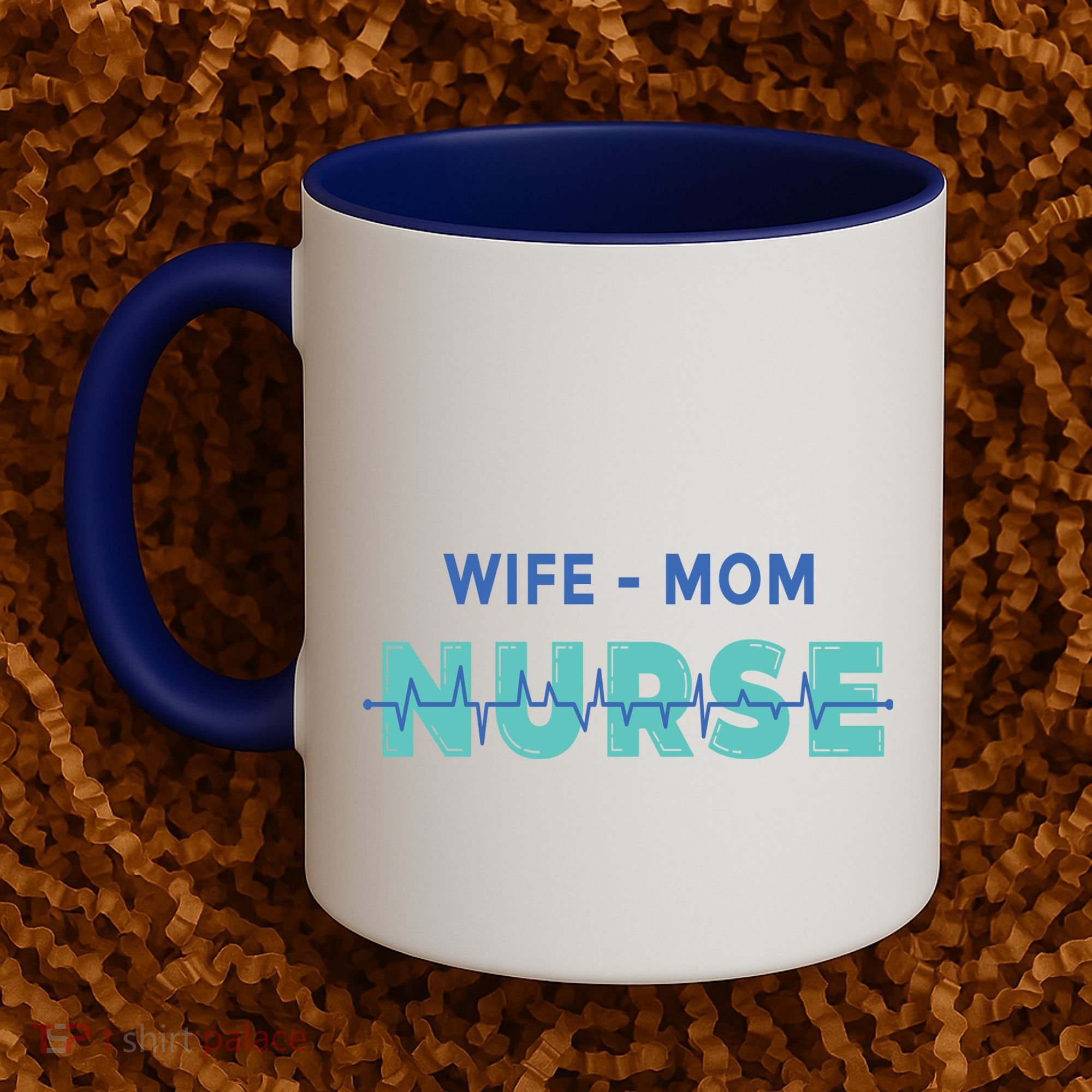 Wife Mom Nurse Pulse Coffee Mug