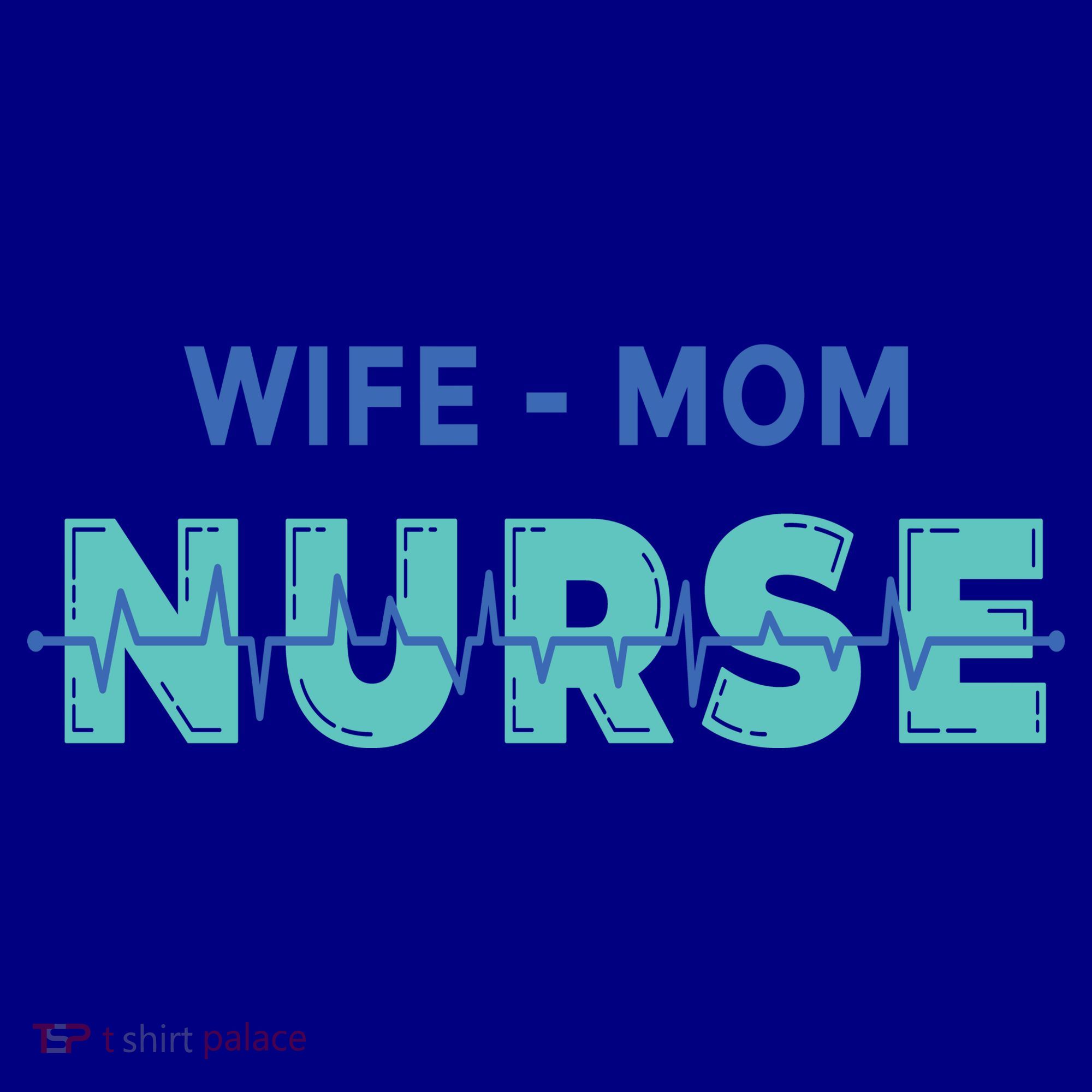 Wife Mom Nurse Pulse Coffee Mug