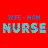 Wife Mom Nurse Pulse Santa Hat thumb 1