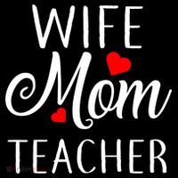 Wife Mom Teacher  Ornament thumb 1