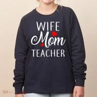 Wife Mom Teacher  Women's Sweatshirt thumb 0