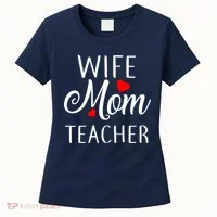 Wife Mom Teacher  Women's T-Shirt thumb 0