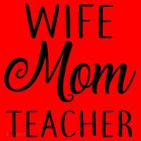 Wife Mom Teacher  Santa Hat thumb 1