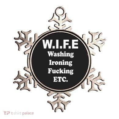 Wife Washing Ironing Fucking .ETC Ornament