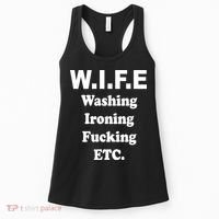 Wife Washing Ironing Fucking .ETC Women's Tank Top thumb 0