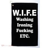 Wife Washing Ironing Fucking .ETC Golf Towel thumb 0