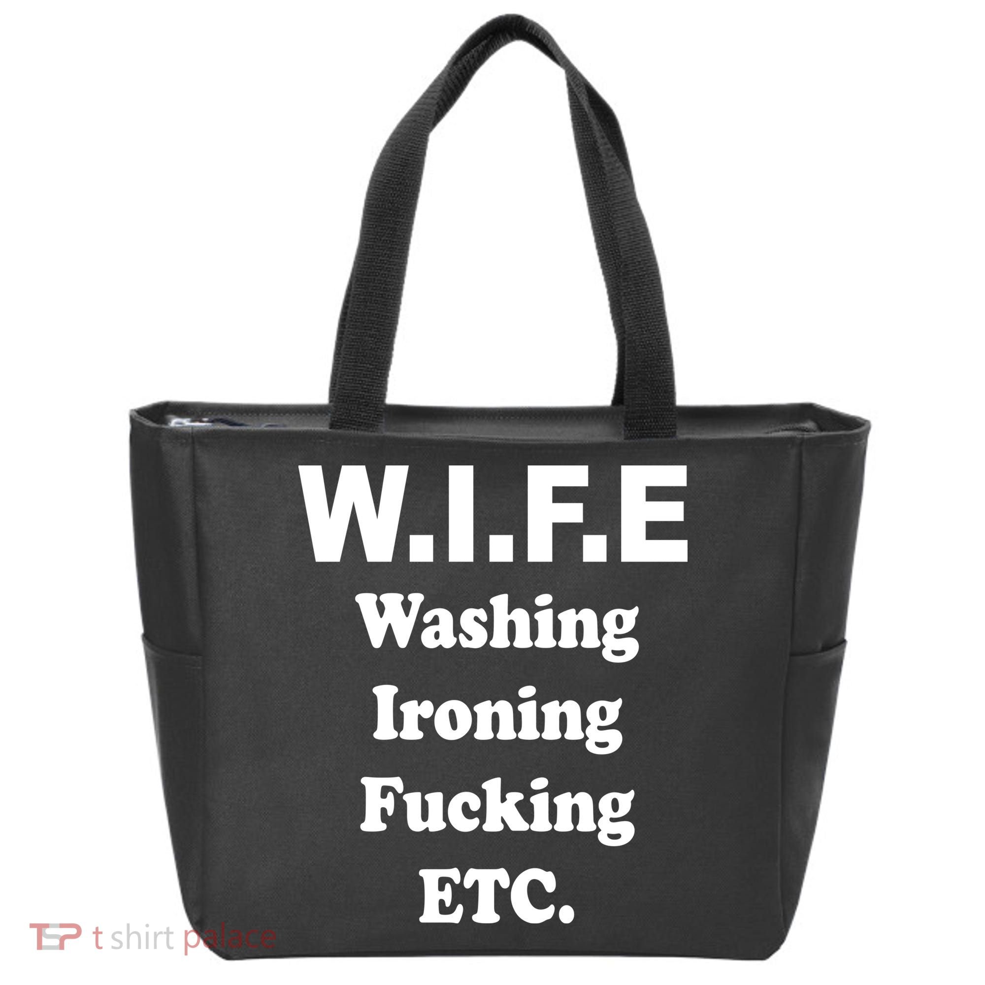 Wife Washing Ironing Fucking .ETC Tote Bag