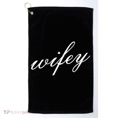 Wifey Logo Golf Towel