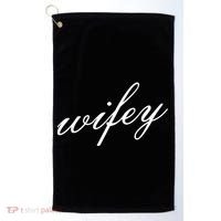 Wifey Logo Golf Towel thumb 0