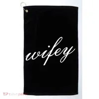 Wifey Logo Golf Towel thumb 0
