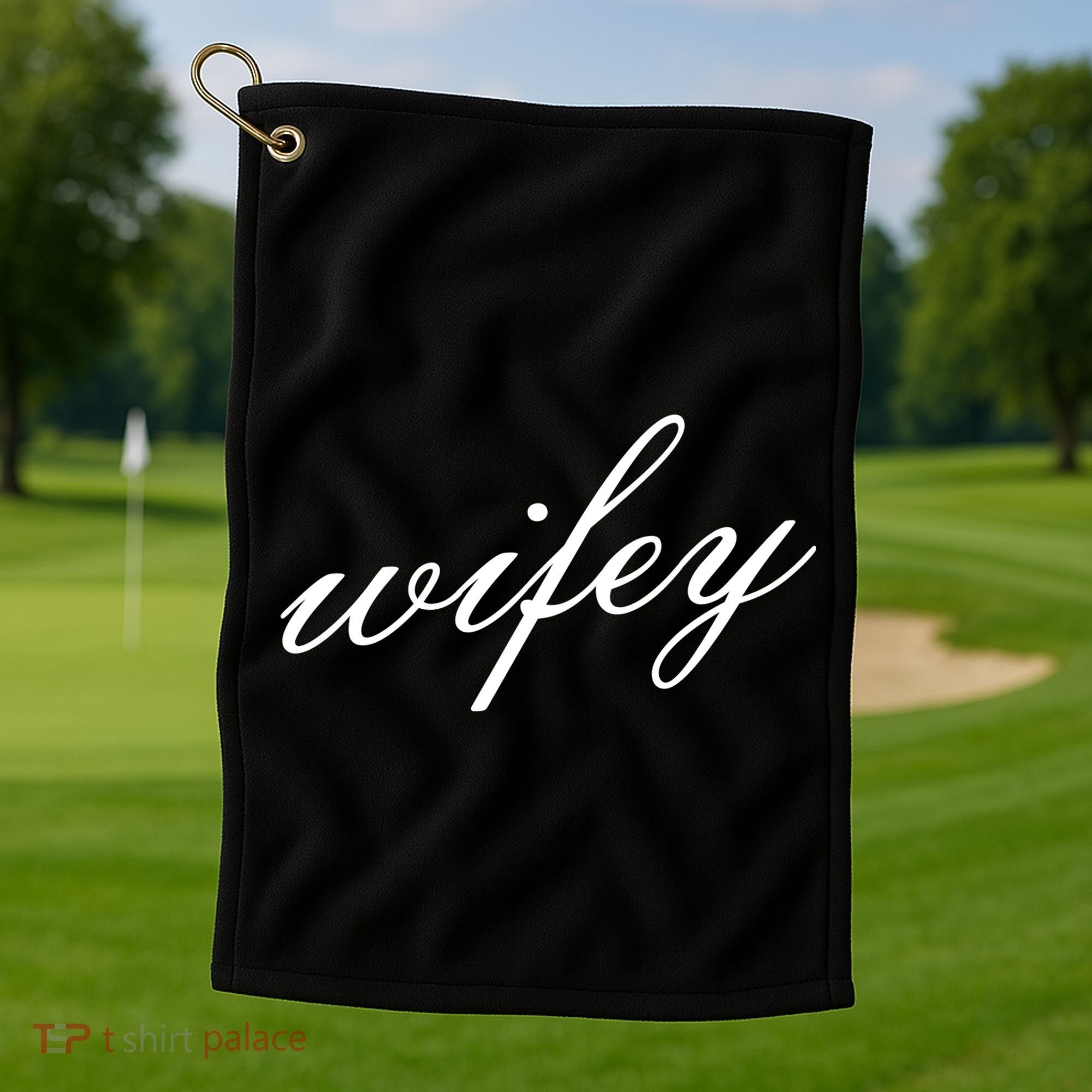 Wifey Logo Golf Towel