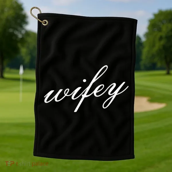 Wifey Logo Golf Towel
