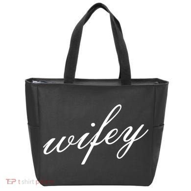 Wifey Logo Tote Bag