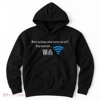 Wifi - Turns Me On Funny Hoodie thumb 0