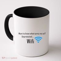 Wifi - Turns Me On Funny Coffee Mug thumb 0
