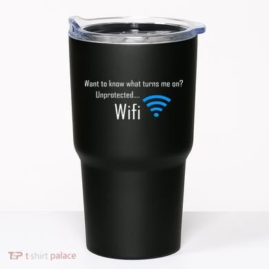 Wifi - Turns Me On Funny Tumbler