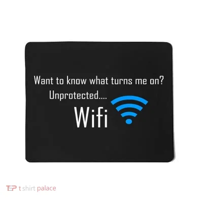Wifi - Turns Me On Funny Mousepad