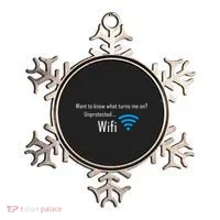 Wifi - Turns Me On Funny Ornament thumb 0