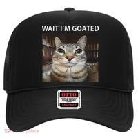 Wait IM Goated Silly Cat Meme Hat thumb 0