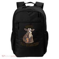 Wait I’M Goated Epic Goat Beer Funny Gift For Goated Beer Lovers Backpack thumb 0