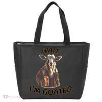 Wait I’M Goated Epic Goat Beer Funny Gift For Goated Beer Lovers Tote Bag thumb 0
