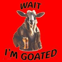 Wait I’M Goated Epic Goat Beer Funny Gift For Goated Beer Lovers Santa Hat thumb 1