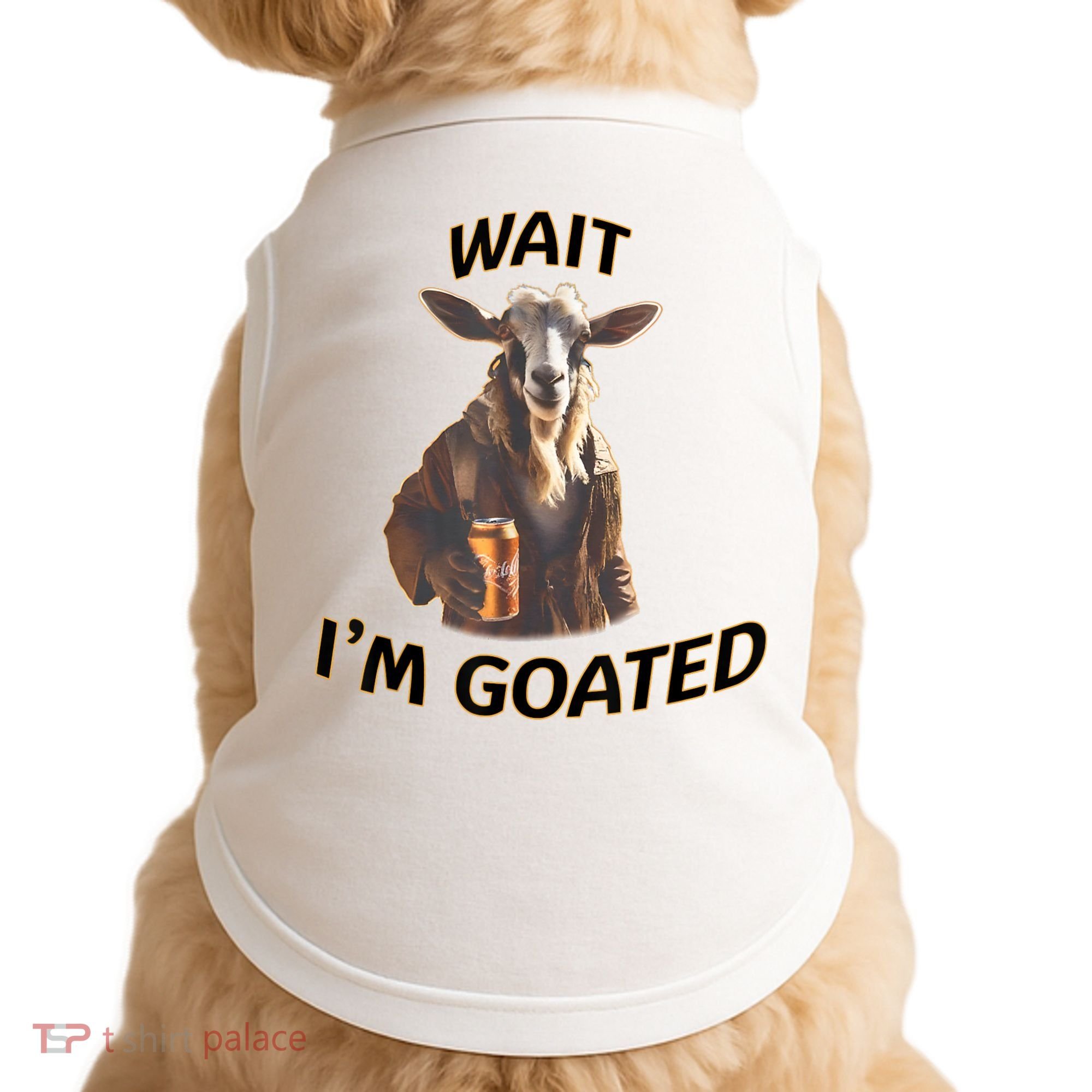 Wait I’M Goated Epic Goat Beer Funny Gift For Goated Beer Lovers Doggie Tank